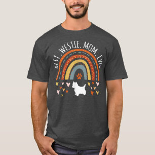 Bästa Westie Mamma någonsin regnbågsgåvor för West T Shirt