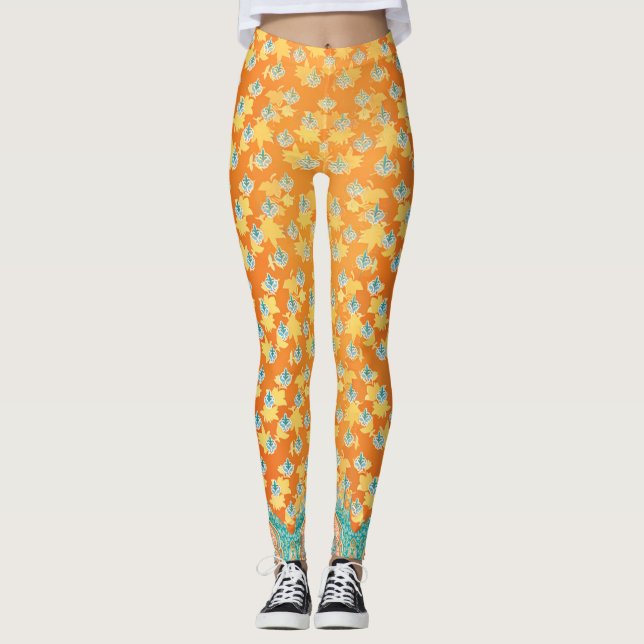 Bästa Yoga- och vintertid | Luxe Färg Leggings (Framsida)