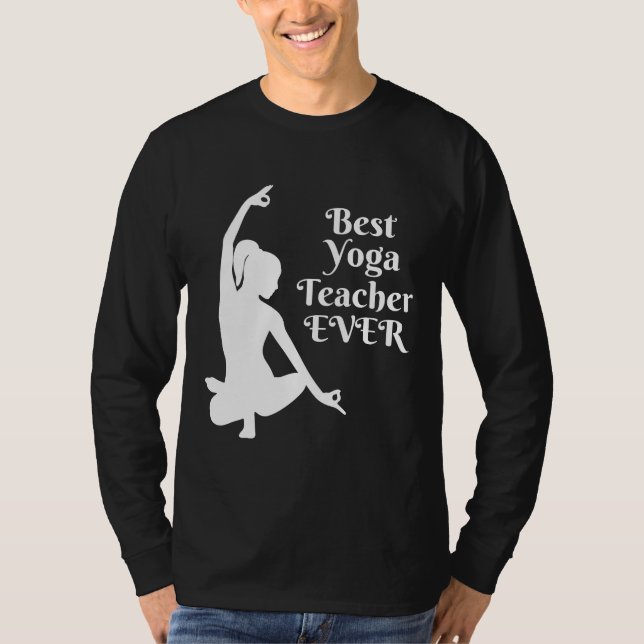 Bästa Yoga Teacher någonsin T Shirt (Framsida)