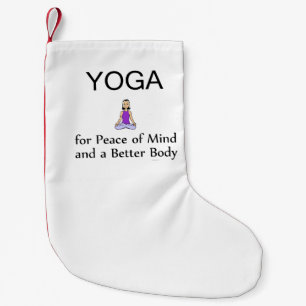 BÄSTA Yogaslogan Liten Julstrumpa
