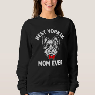 Bästa Yorkie-Mamma Någonsin Hundmamma Humor Pälsma T Shirt