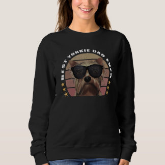 Bästa Yorkie Pappa Någonsin Cool Yorkshire Terrie T Shirt