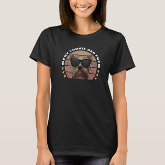 Bästa Yorkie Pappa Någonsin  Cool Yorkshire Terrie T Shirt