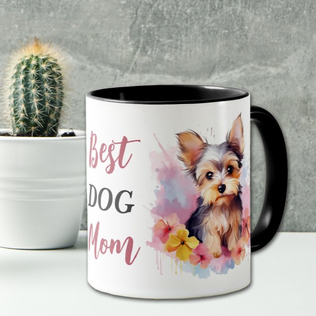 Bästa Yorkshire Terrier Hundmamma Mugg (Skapare uppladdad)