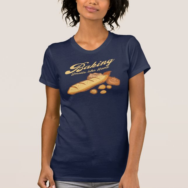 Bastande som Home Foodie Novelty Gift T Shirt (Framsida)