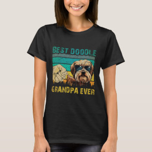 Bastar Doodle Grandpa All Pudel Hund Pappa Far D T Shirt