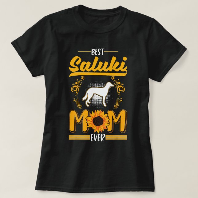 Bastar Saluki Mamma nånsin T Shirt (Design framsida)