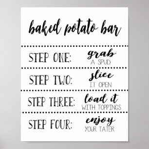 Bastat potatis Pub-tecken, lastat potatis Pub Poster