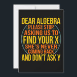 Bäste Algebra Math Lacher Mathematics Math Tack Kort<br><div class="desc">Den här bildtanken är för matematik älskare. Den här roliga grafiken/offertkläderna gör alla matematiklärare lycklig.</div>