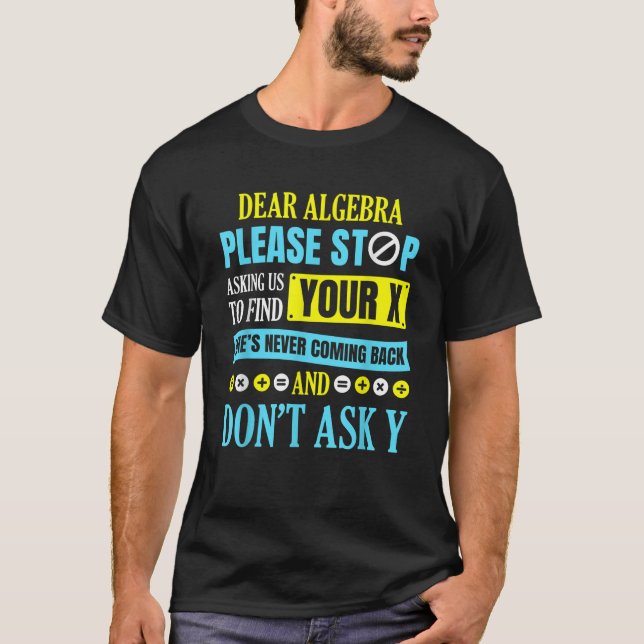 Bäste Algebra Math presenterar för manar Women Kid T Shirt (Framsida)