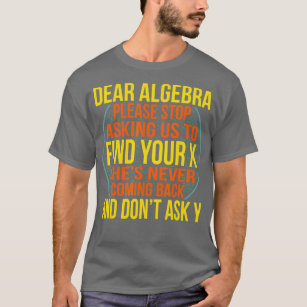 Bäste Algebra Math Teacher Mathematics Math Studen T Shirt