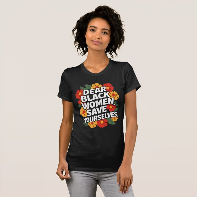 Bäste Black Women Spara Ywe T Shirt (Hel framsida)