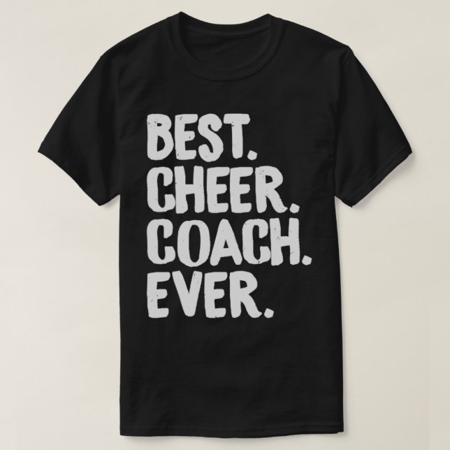 Bäste Cheer Coach, CheerLeaderSquad Teacher F T Shirt (Design framsida)