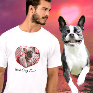 Bäste Hund Pappa, anpassningsbarnas hjärta, foto.  T Shirt