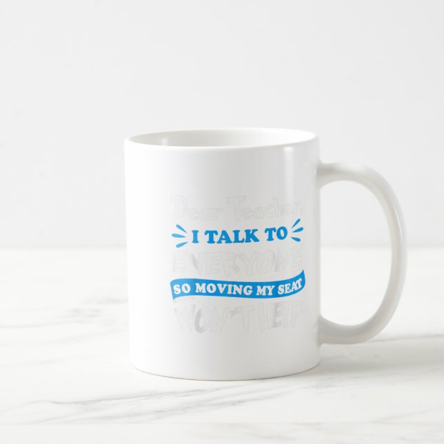 Bäste lärare Flytta mitt säte hjälper inte tillbak Kaffemugg (Höger)