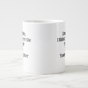 Bäste Mamma,Jag tänka att du är Shiznit!Unik gåva! Jumbo Mugg