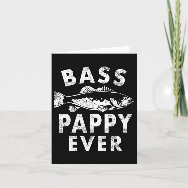 Bäste Pappa Alltid Fiskegåvor Pappa Fars Dag  Kort (Framsida)