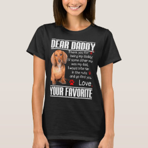 Bäste pappa Dachshund Doxie Pappa S T Shirt
