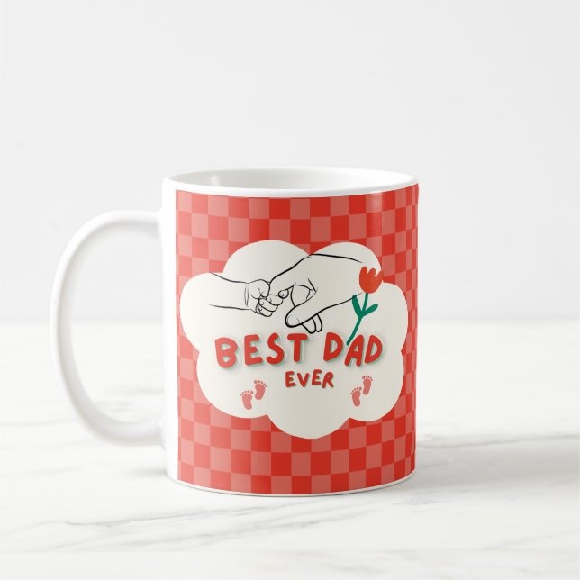 bäste Pappa någonsin Kaffemugg (Vänster)