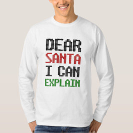 Bäste Santa I kan förklara julklappslista T Shirt