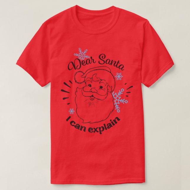 Bäste Santa I kan förklara medarbetaren Gift Premi T Shirt (Design framsida)