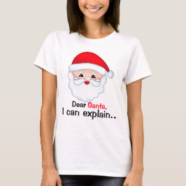 Bäste Santa I kan förklara "Women's Basic T-Shirt" Tröja
