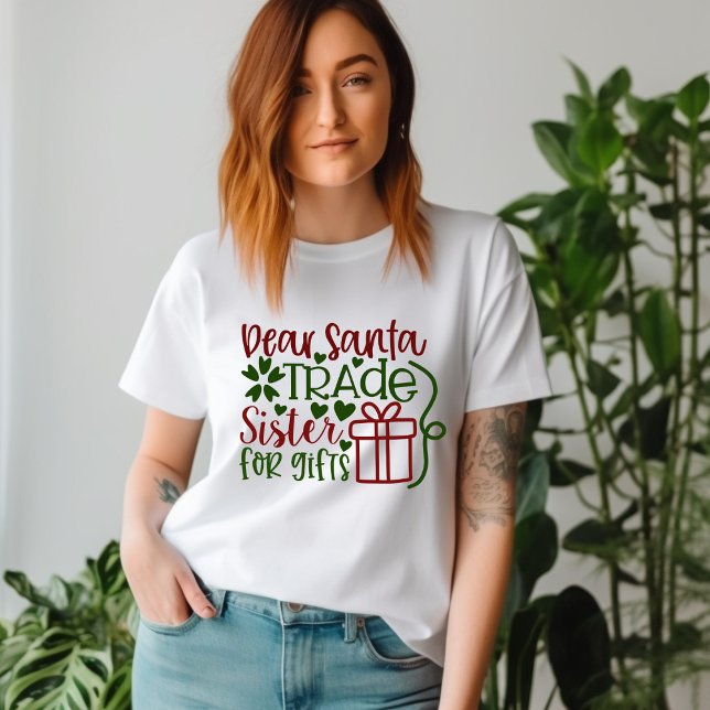 Bäste Santa Trade Sister för presenter T-Shirt (Skapare uppladdad)