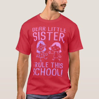 Bäste syster Första skoldagen T Shirt