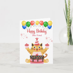 Bäste vän Heartfilt Birthday Card Kort