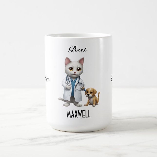 Bäste veterinär någonsin Mugg (Center)