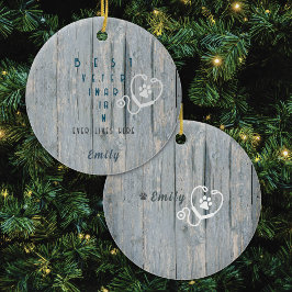 Bäste veterinär vid julklapp julgransprydnad keramik