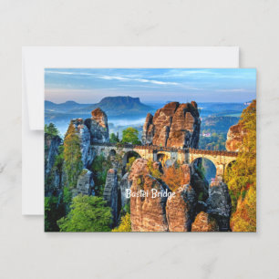 Bastei Bridge, Sachsen, Schweiz Kort