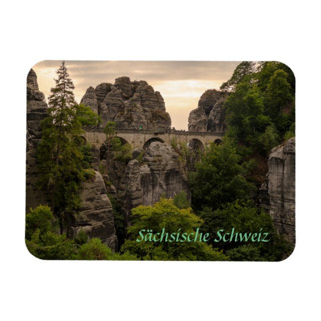 Bastei Brücke Magnet (Horisontell)