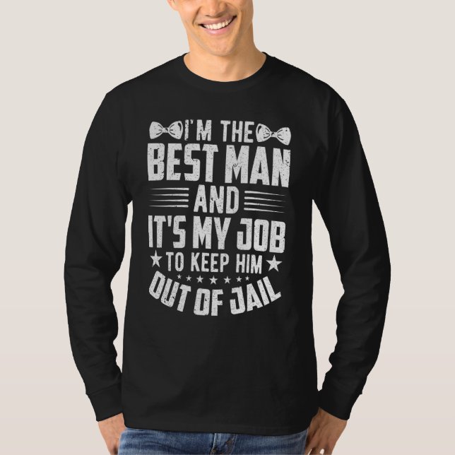 Bästeman Bröllop Tösar   Bröllop Möhippa T Shirt (Framsida)