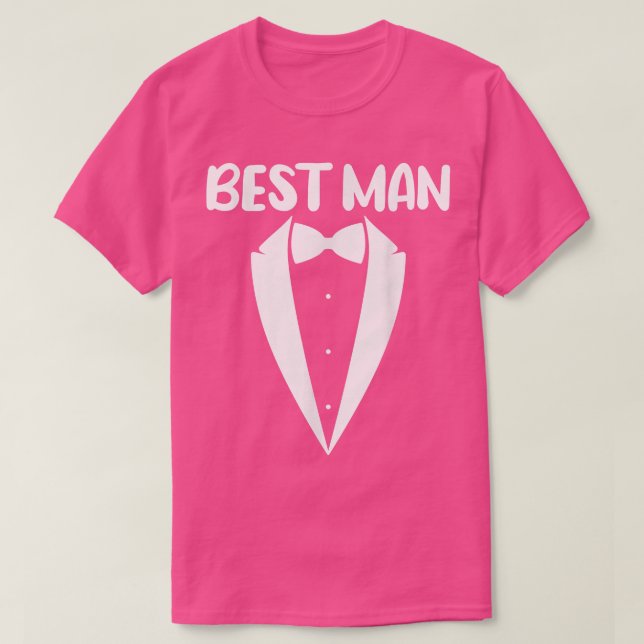 Bästeman Roligt Bröllopsfest Jag Gör Besättning Br T Shirt (Design framsida)