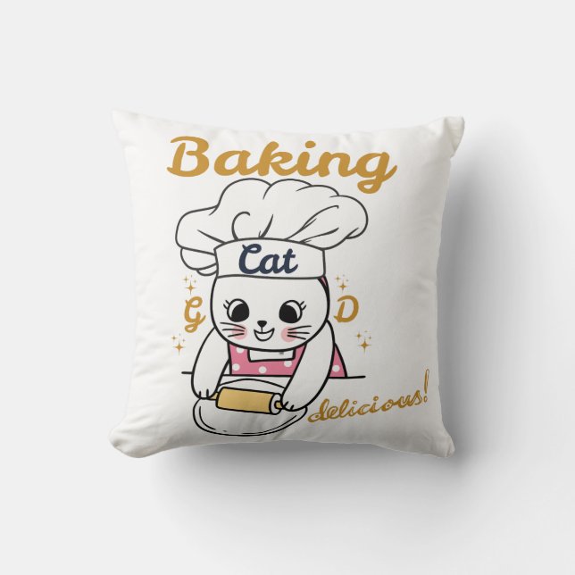 Basterig Bra-design för katt-DELICIÖS - kute- och  Kudde (Framsida)
