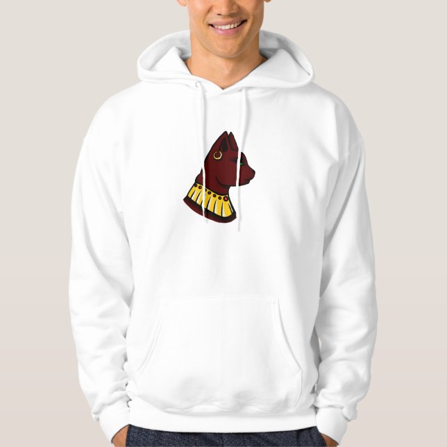 Bastet 49 - Egyptian Goddess Hoodie (Framsida)