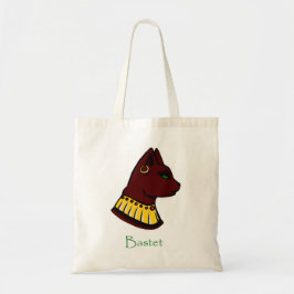 Bastet - Ancient Egyptian Goddess Tote (Named) Tygkasse