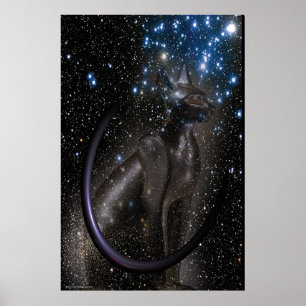 Bastet av Gregory Gallo Poster