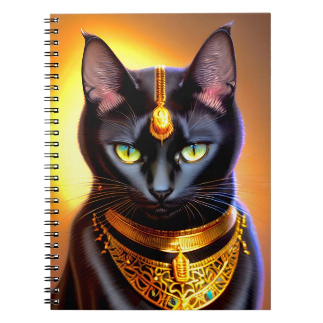 Bastet bärbar dator anteckningsbok (Framsidan)