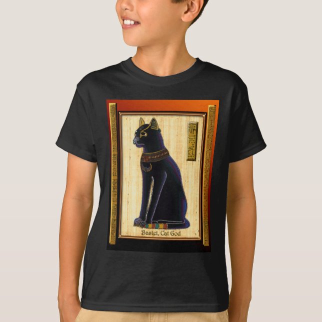 BASTET ~ Cat God T-shirt (Framsida)