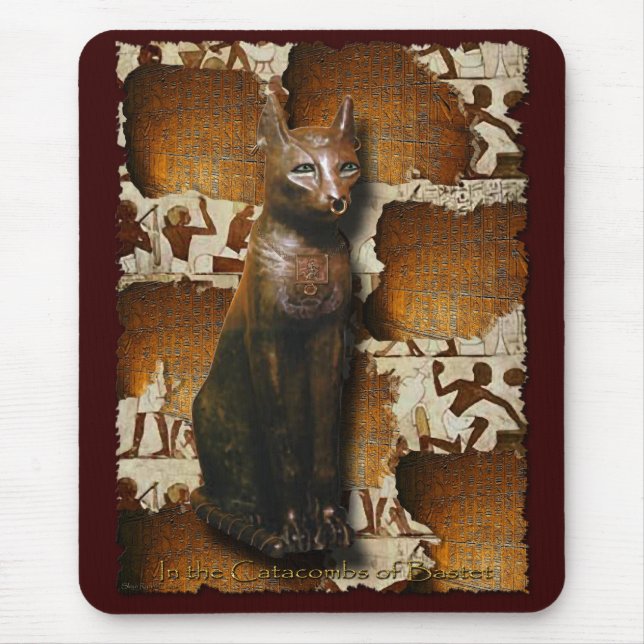 Bastet CAT LOVER Mousepad Musmatta (Framsidan)