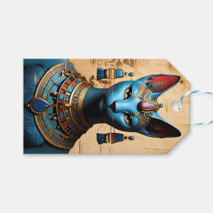 Bastet den gamla egyptiska guden i Katter Presentetikett