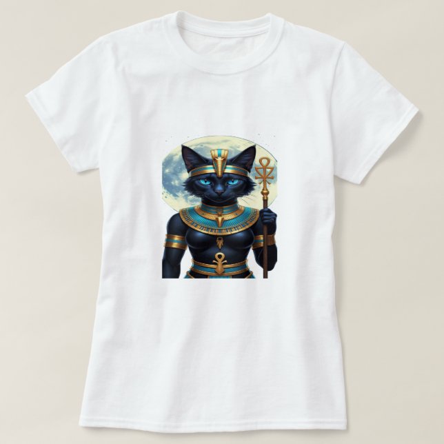 Bastet – Den månljusta väktaren T Shirt (Design framsida)