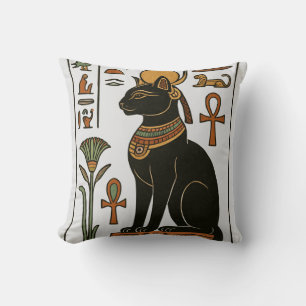 Bastet Egyptian Goddess Dekorativ kudde