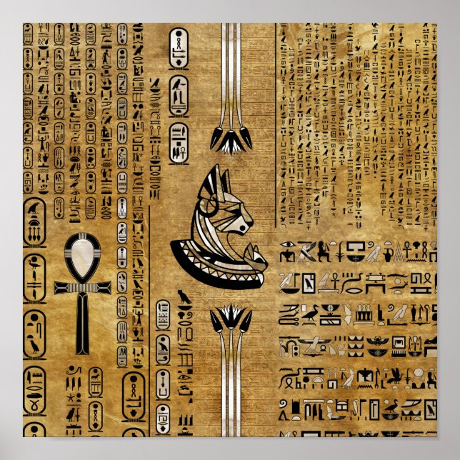 Bastet - Egyptian Goddess Poster (Framsidan)