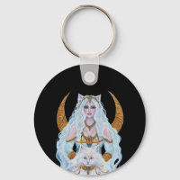 Bastet Egyptian gudinna med katt av Renee Lavoie