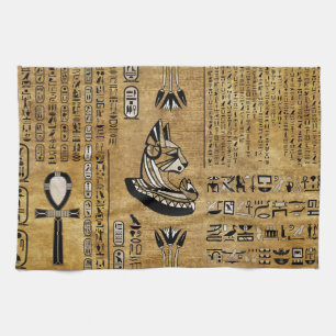 Bastet - Egyptisk gudinna Kökshandduk