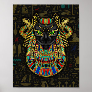 Bastet Egyptisk gudinna Poster