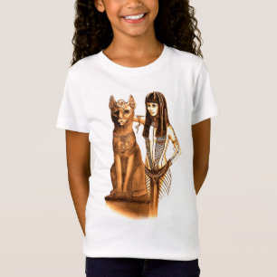 Bastet egyptisk kattgudinna t shirt